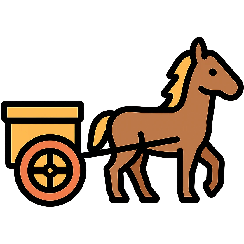 horse cart emoji