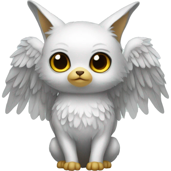 Cute cool winged animal hybrid full body  emoji