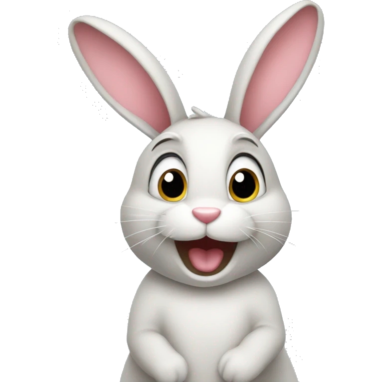 Bunny celebrating  emoji