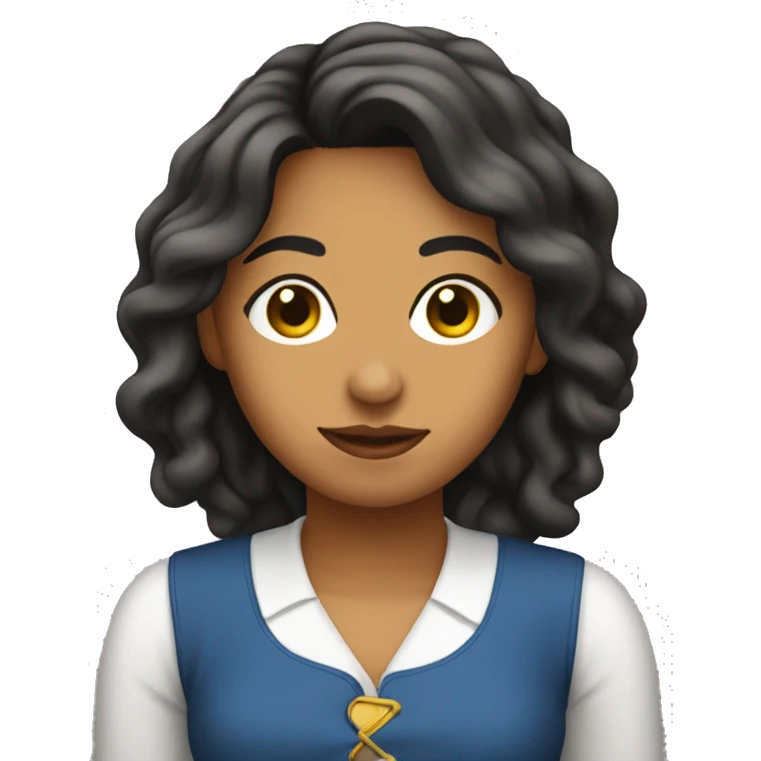 colombiana saludando emoji