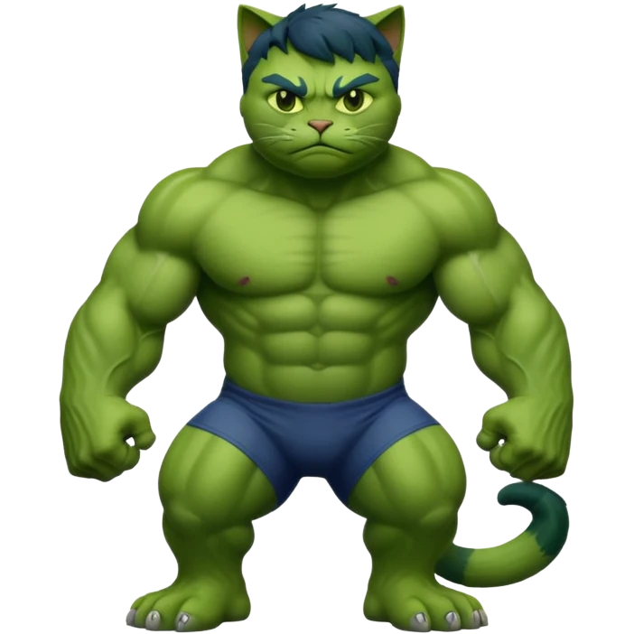 CAT+Hulk emoji