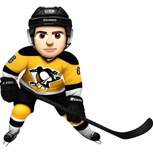 sidney crosby qui joue au hockey  emoji