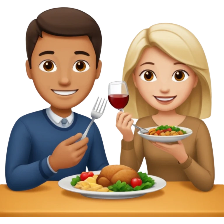 Man eating out woman emoji