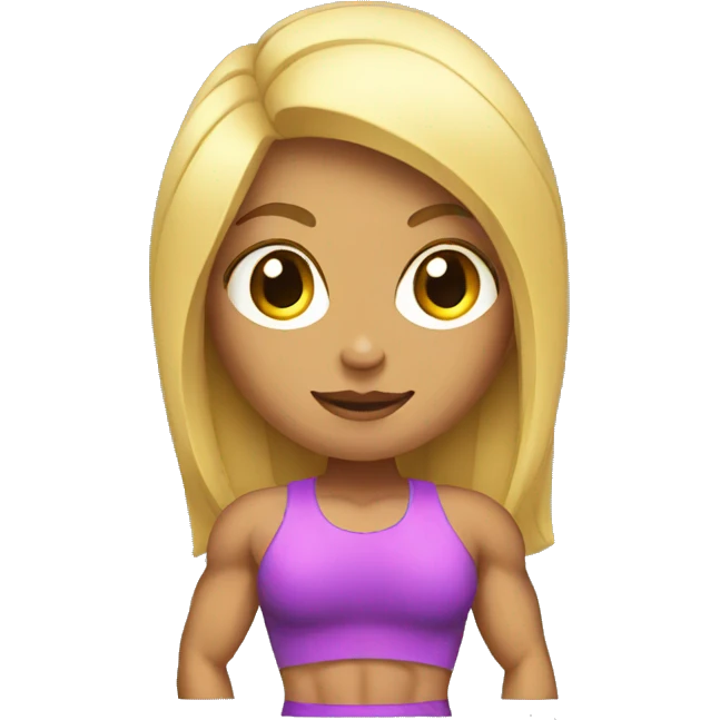 female bodybuilder emoji