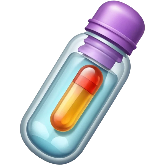 a medicine capsule emoji