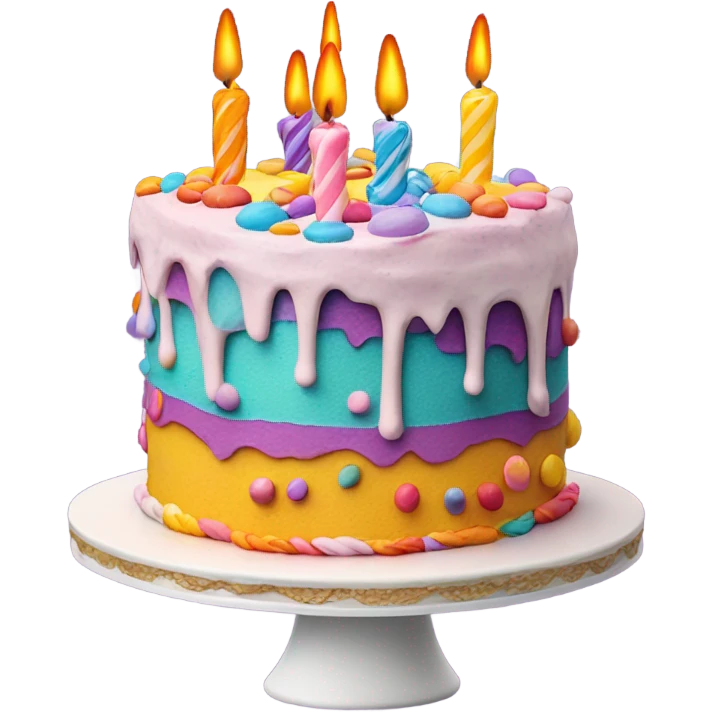 Birthday cake emoji