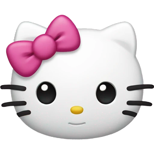 Hello kitty emoji