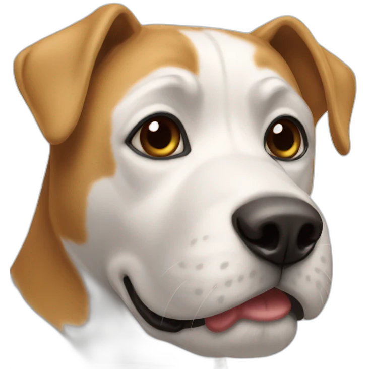 Chat sur un chien emoji