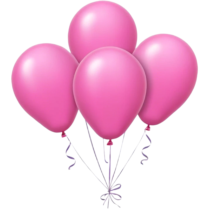 Pink balloons emoji