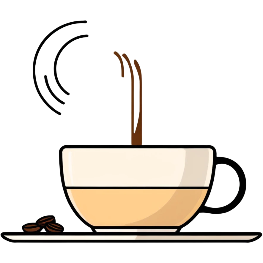 Sipping coffee relaxing  emoji