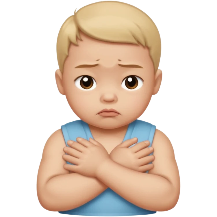  🥺 Pero con manitas y cruzadas como un bebé diciendo porfis y sacando su trompita emoji
