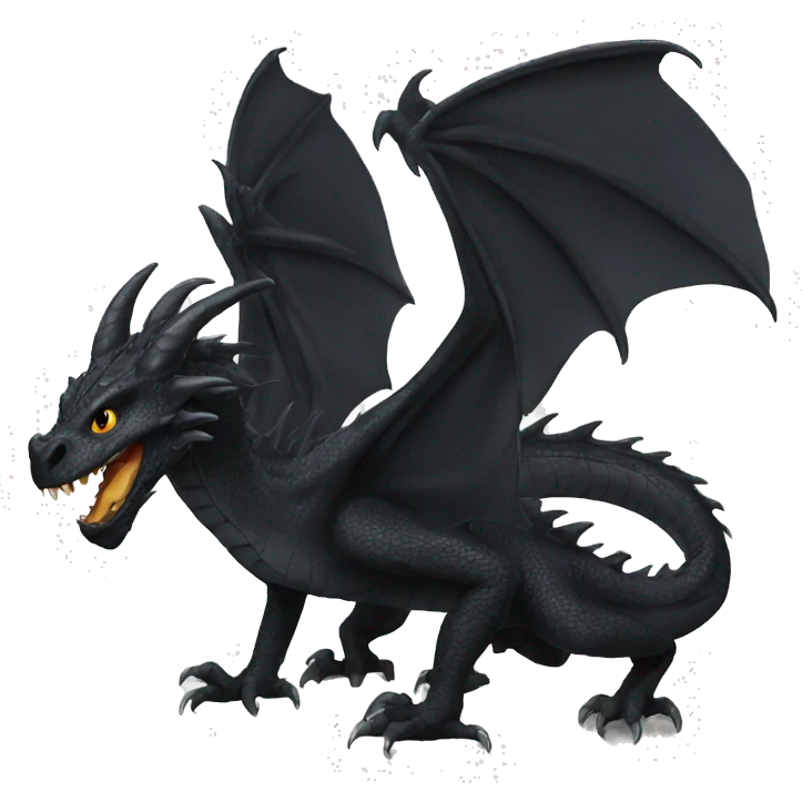 black dragon emoji