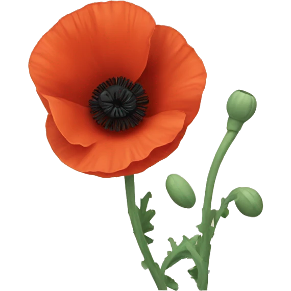 Poppy emoji