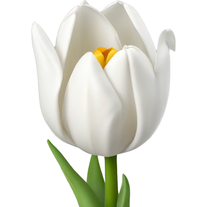 white tulipe emoji
