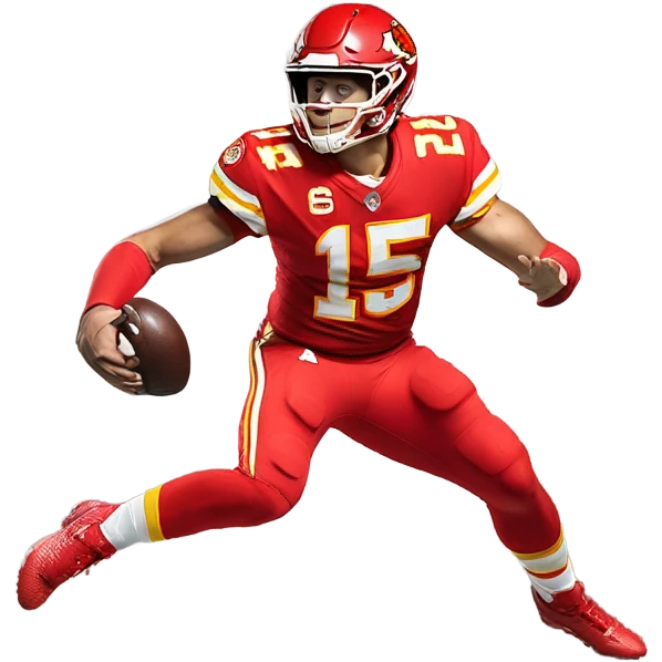 Patrick Mahomes getting tackled emoji