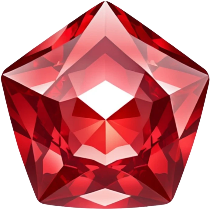 red glitter crystal emoji