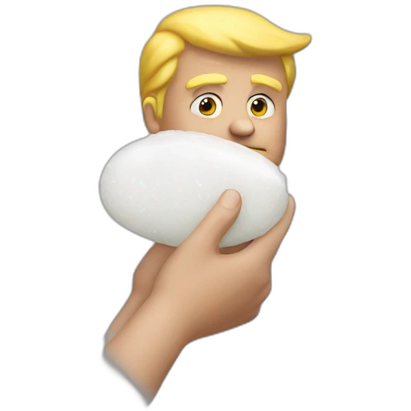 trump-holding-soap emoji