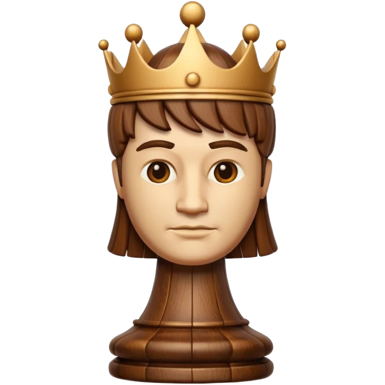 chess king wooden emoji