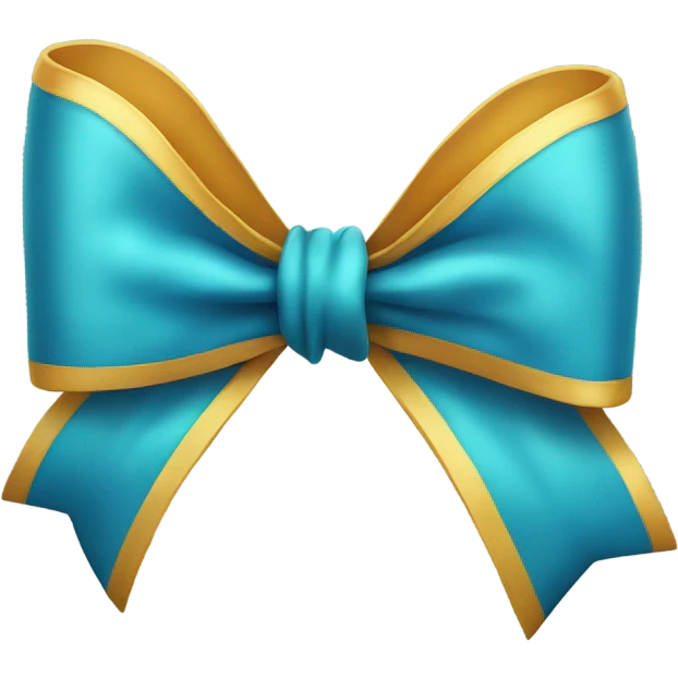 Big Bow as a Christmas decoration emoji