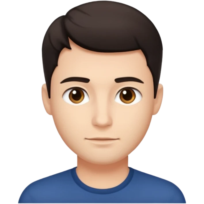 hombre guapo con poco cabello emoji