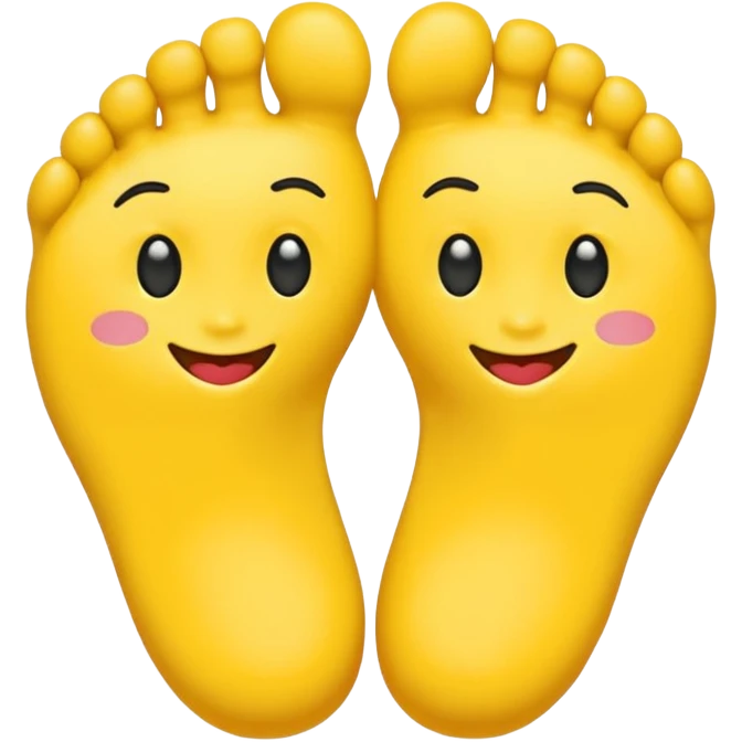 kissing feet emoticon emoji