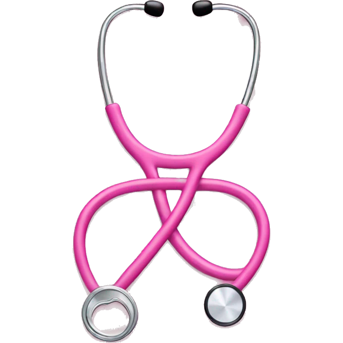 pink stethoscope  emoji