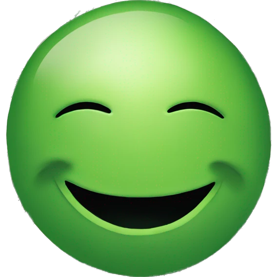 smiley vert avec dollars à la place des yeux emoji