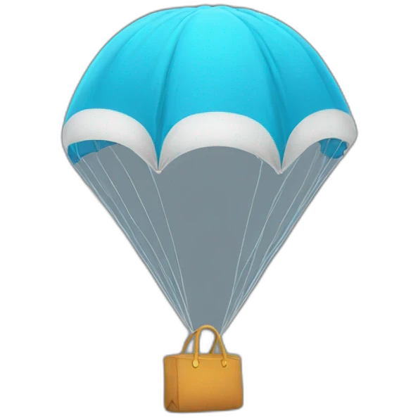 Parachute emoji