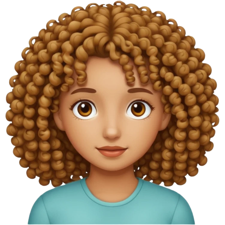 دختر موفرفری emoji