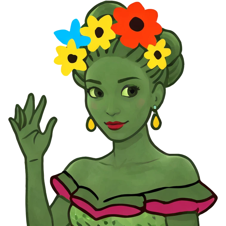 woman flamenco dancer half  emoji