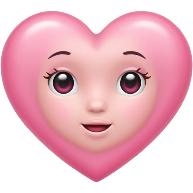 Baby pink heart emoji