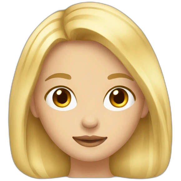 Fille blonde qui embrasse un métisse avec les cheveux court emoji