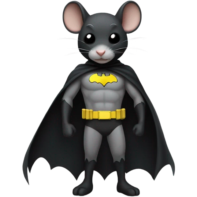 rat batman  emoji