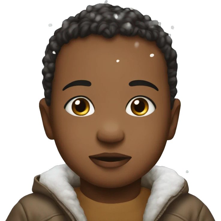 baby’s first snow emoji