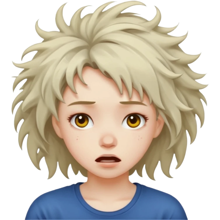 girl crashing out emoji