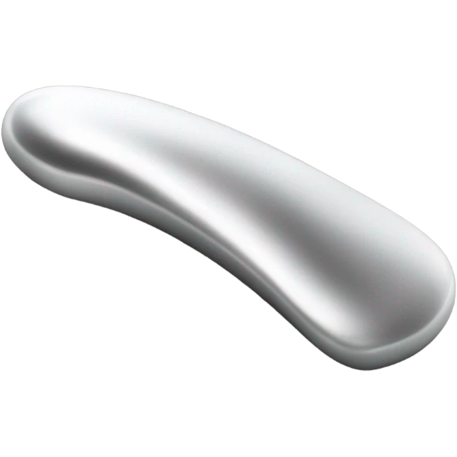 silver gua sha massager emoji