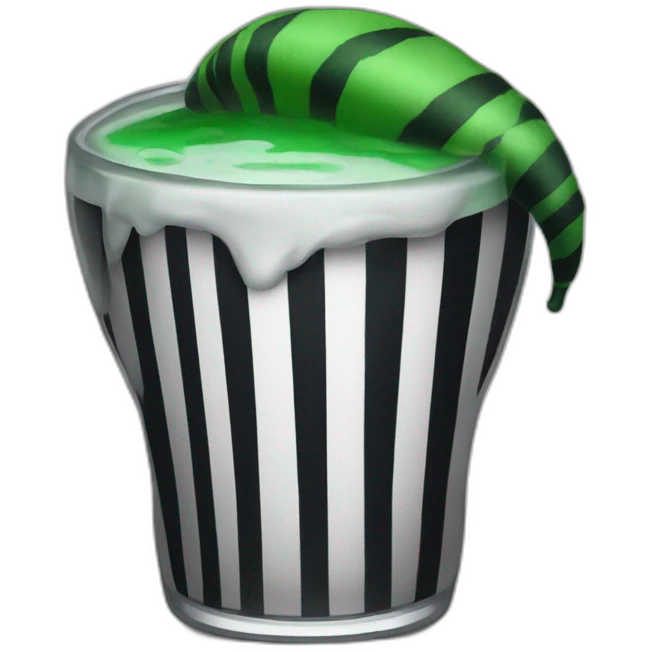 Beetlejuice drink beer emoji