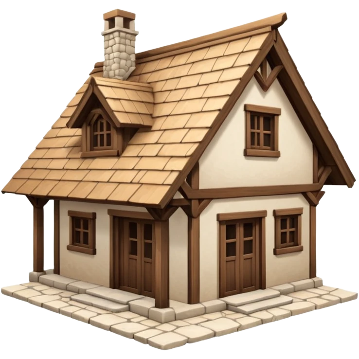 A wooden house inspired by Lycian architecture, built with traditional interlocking joinery and no nails emoji