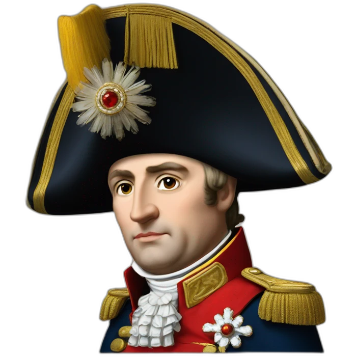 Emperor napoleon bicorne with cockade emoji
