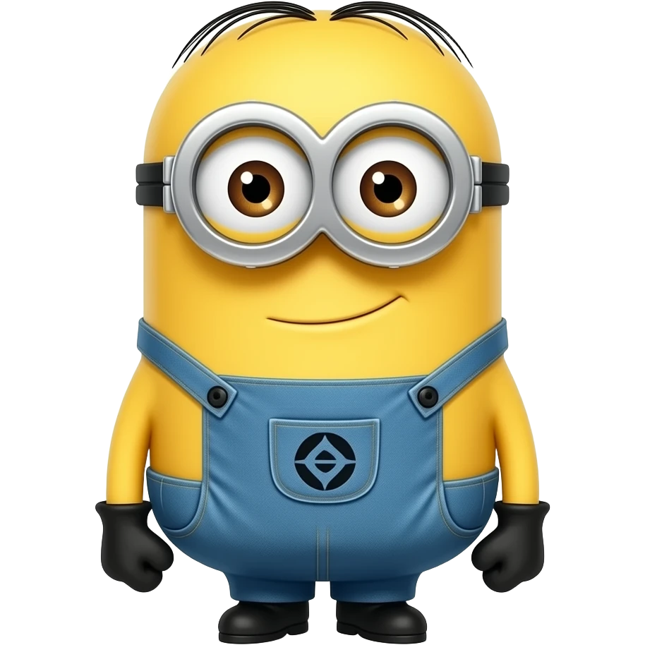 Minion vestindo roupa de moleto emoji