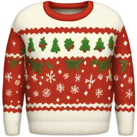 christmas sweater emoji