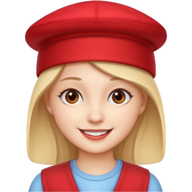 red hat girl emoji