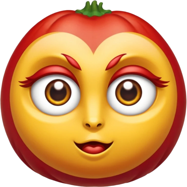 Uma raposa vermelha e uma raposa branca sentadas uma do lado da outra emoji