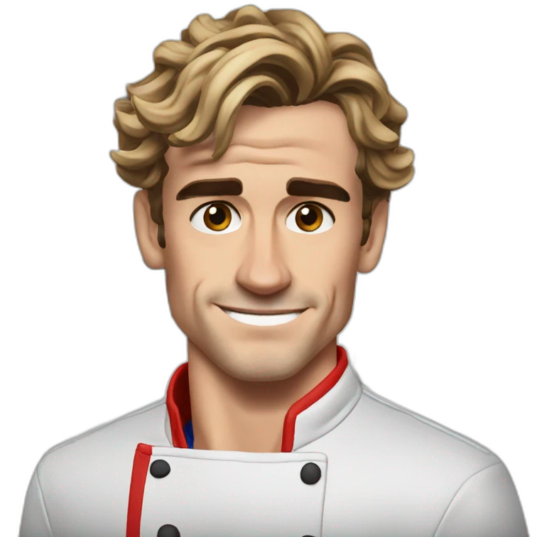 Antoine Griezmann cooking emoji
