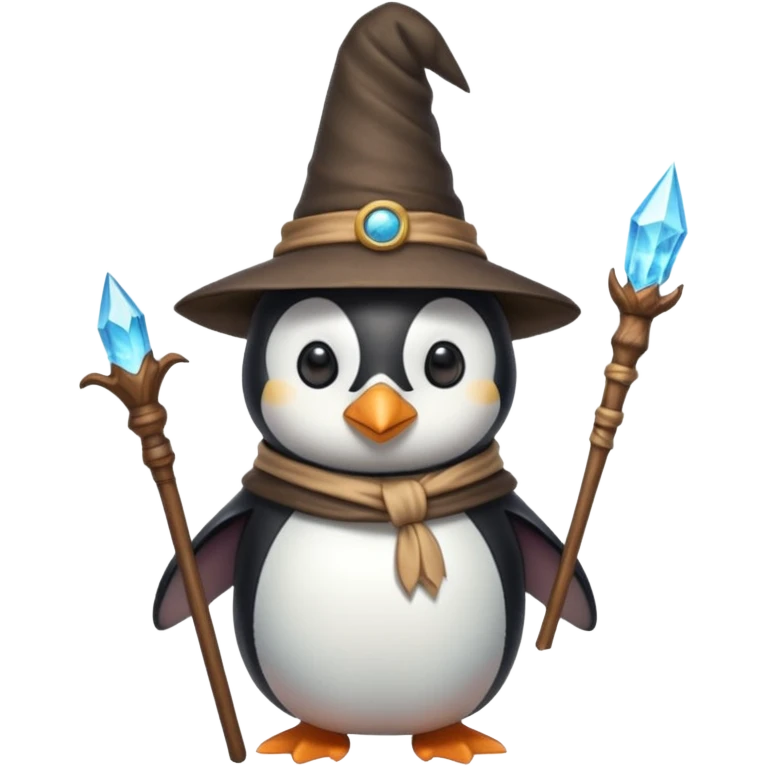 Penguin Wizard emoji