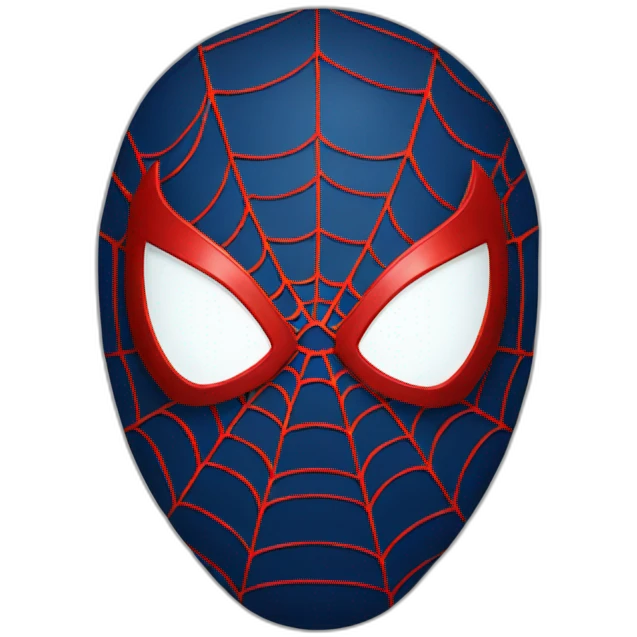 Spiderman mask emoji
