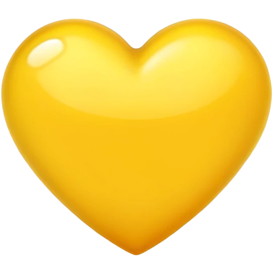 Yellow heart emoji