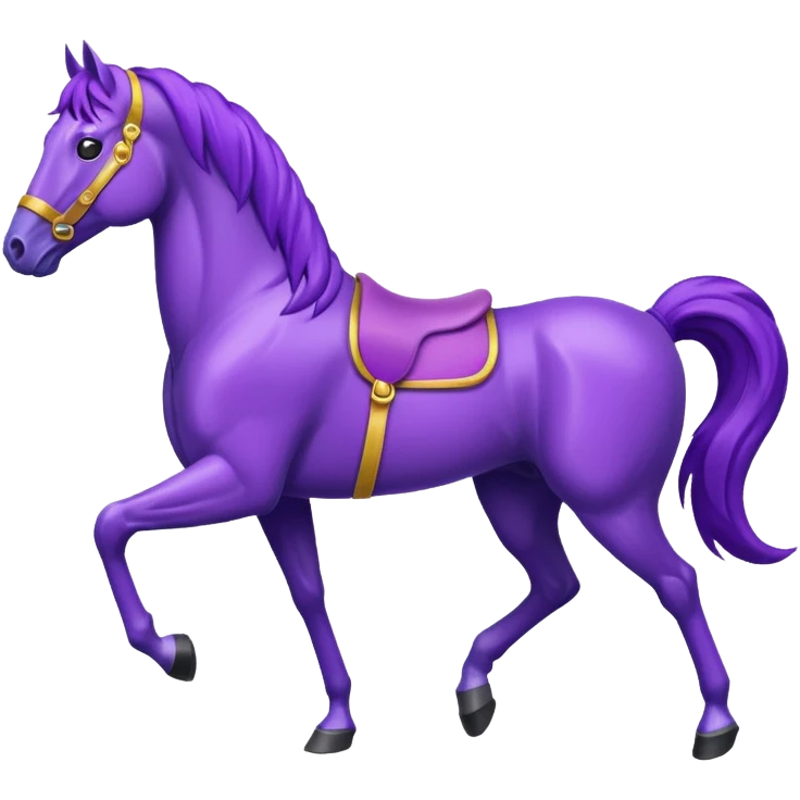 purple horse emoji