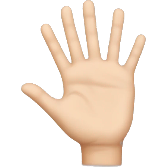 Hand emoji