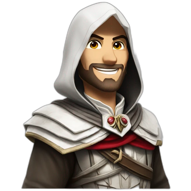Ezio auditore smiling emoji